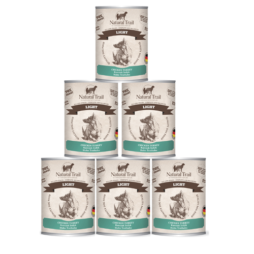 Natural Trail Mokra Karma Multi Proteinowa Kurczak z Indykiem 6 x 800g