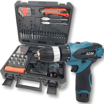 Wkrętarko Wiertarka Akumulatorowa 12V z Dwoma Akumulatorami