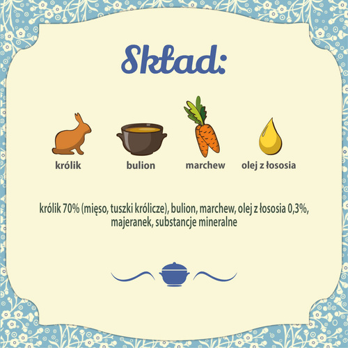 Folk Monoproteinowa Karma dla Szczeniąt z Królikiem 800g