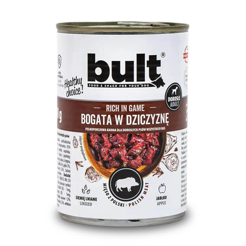Bult Mokra Karma dla Psa Bogata w Dziczyznę 400g