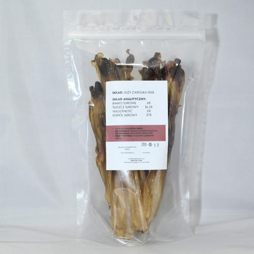 Uszy Królika Suszone 10szt Prize Pet Food