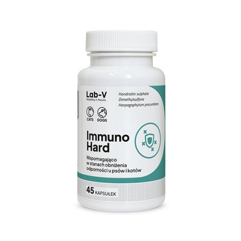 Lab-V Immuno Hard Wsparcie Odporności dla Psa i Kota 45 Kapsułek