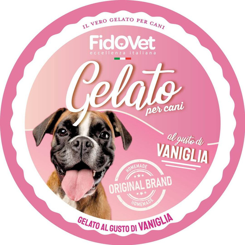﻿FidoVet Gelato Lody Waniliowe dla Psa 40g