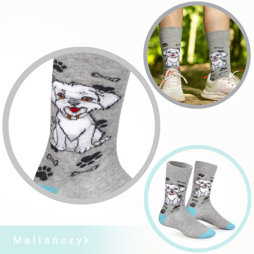 Skarpetki Maltańczyk Rozm. 41/46 Skarpety