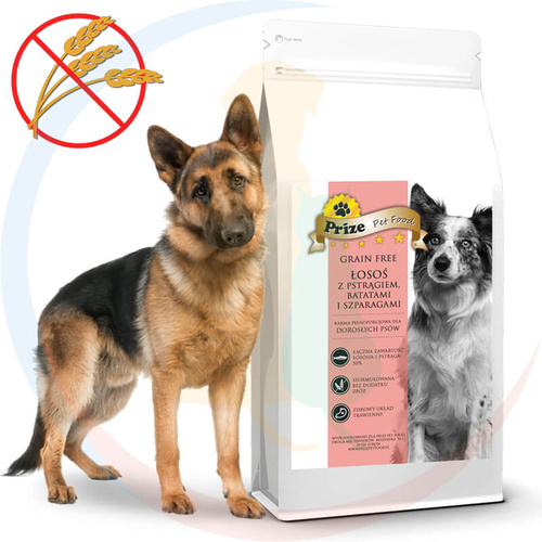 Prize Grain Free Łosoś z Pstrągiem, Batatami i Szparagami 12kg