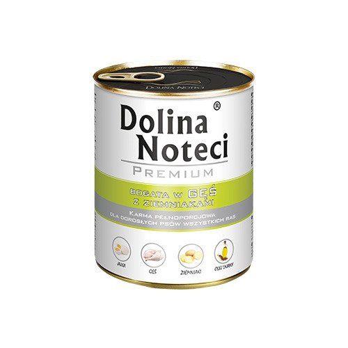 Dolina Noteci Premium dla Psa Gęś z Ziemniakami 800g