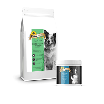 Prize Grain Free Adult Jagnięcina z Batatami i Miętą 12kg + Prize Flex Core 300g