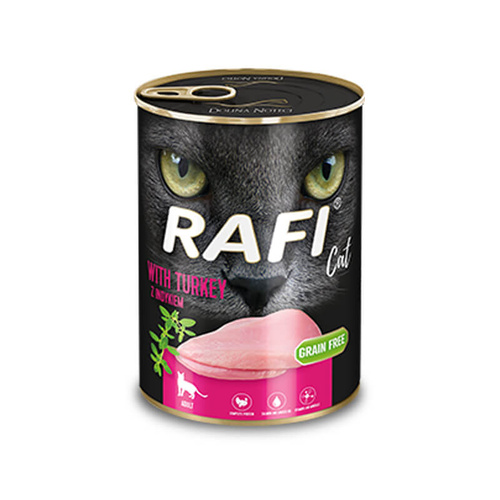 Rafi Cat Pasztet dla Kotów 400g Indyk