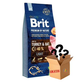 Brit Premium By Nature Light 15kg + Gratis Niespodzianka!