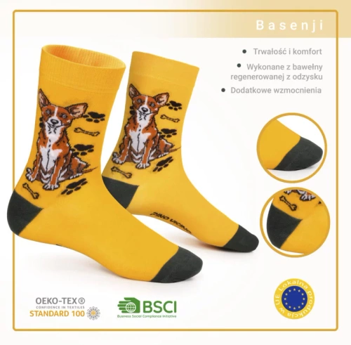 Skarpetki Basenji Rozm. 35/40 Skarpety