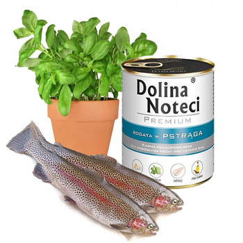 Dolina Noteci Premium dla Psa Pstrąg 800g