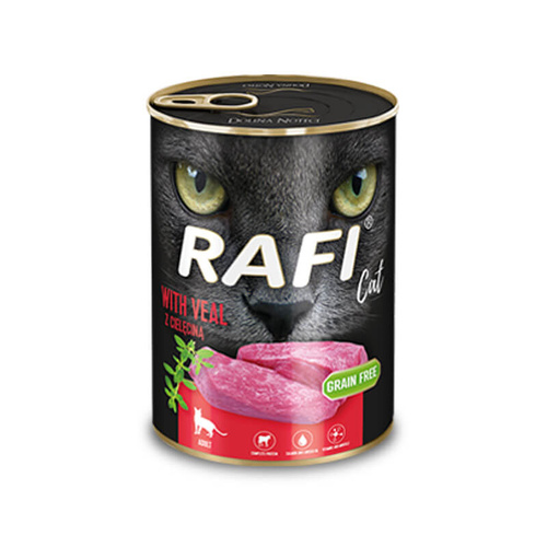 Rafi Cat Pasztet dla Kotów 400g Cielęcina