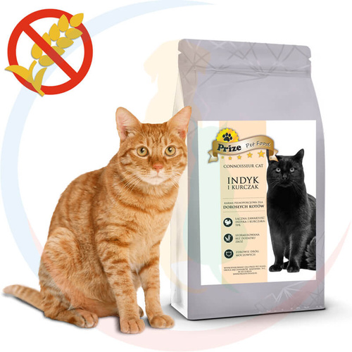 Prize Connoisseur Kot Indyk z Kurczakiem 1,5 kg