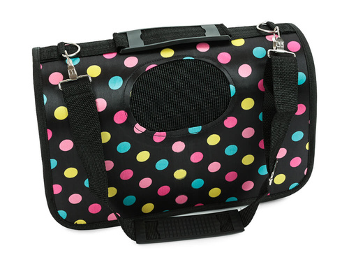 Torba Transportowa L w Kolorowe Kropki 53x30x21 cm