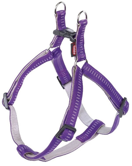 Szelki Nobby Soft Grip Purpurowo-Jasnoszare L/XL 25mm x 60-86cm