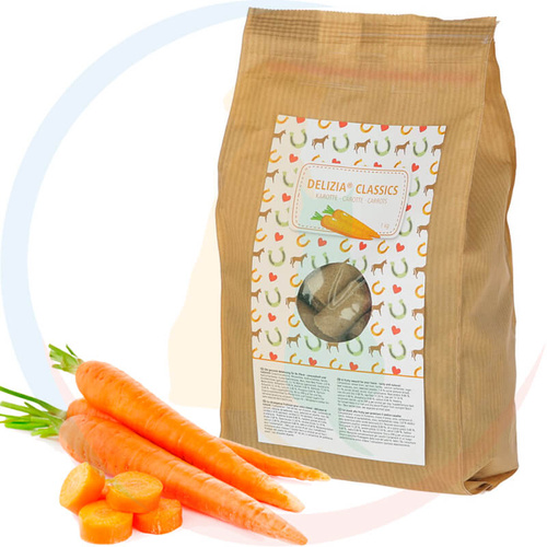 Delizia Classics Smakołyki dla Koni z Marchewką 1kg