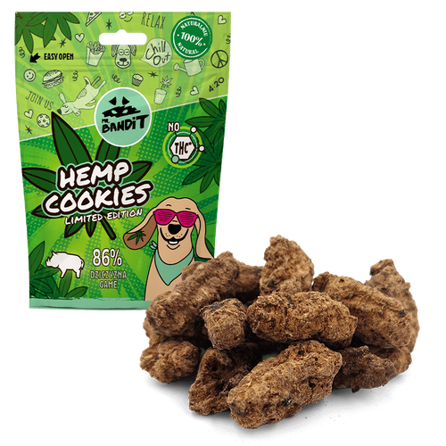 Mr. Bandit Hemp Cookies Game Przysmaki dla Psa z Konopią 75g
