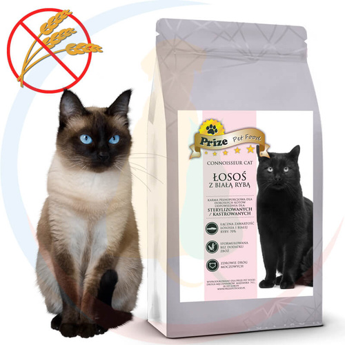 Prize Connoisseur Kot Łosoś z Białą Rybą 5kg