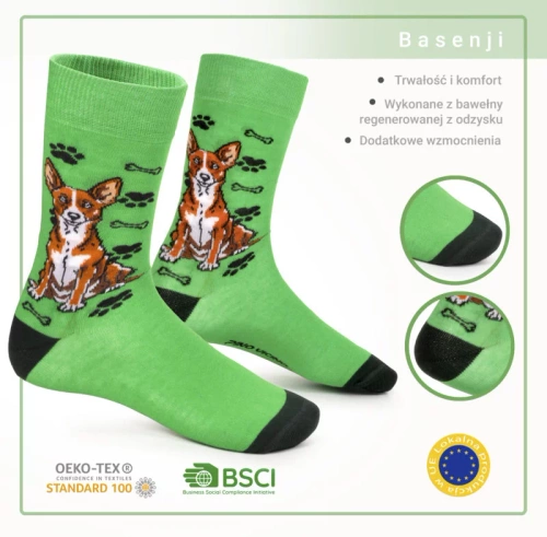 Skarpetki Basenji Rozm. 41/46 Skarpety