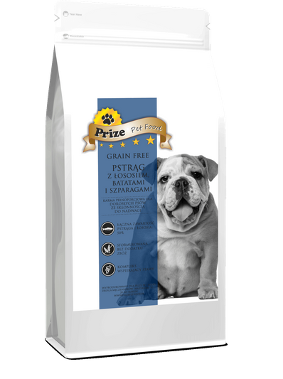 Prize Grain Free Light Pstrąg z Łososiem Batatami i Szparagami 2kg