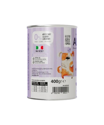 ALDOG Karma Mokra Monobiałkowa dla Psa Wieprzowina 400g