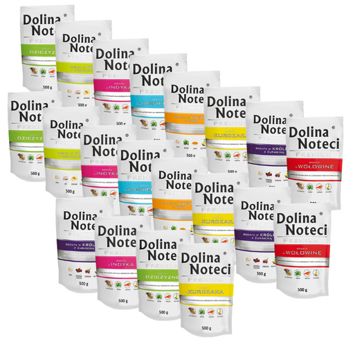 Dolina Noteci Premium Dla Psa Mix Smaków Bez Ryb 20x500g