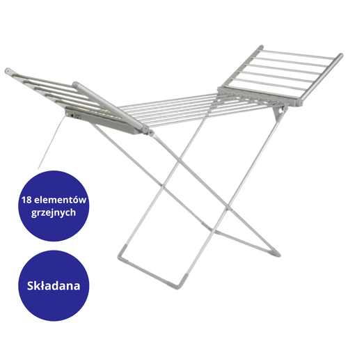 Suszarka Elektryczna na Pranie Składana Pozioma