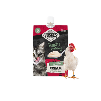 VOSKES CREAM WITH CHICKEN - Kremowy Mus z Kurczakiem dla Kota
