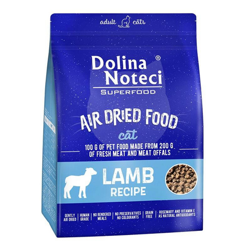 Dolina Noteci Air Dried Food Cat Lamb Karma Suszona 1 kg