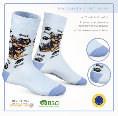 Skarpetki Owczarek Niemiecki Rozm. 41/46 Skarpety