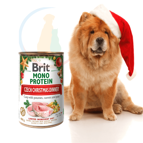 Brit Mono Protein Czech Christmas Dinner Karp z Warzywami 400g