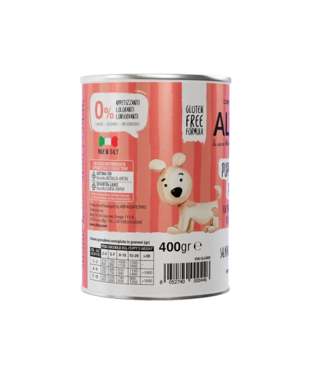 ALDOG Karma Mokra Monobiałkowa dla Szczeniąt Łosoś 400g