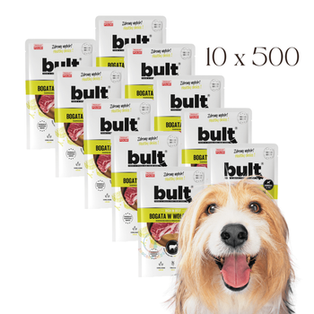 Bult Mokra Karma dla Psa Bogata w Wołowinę 10 x 500g