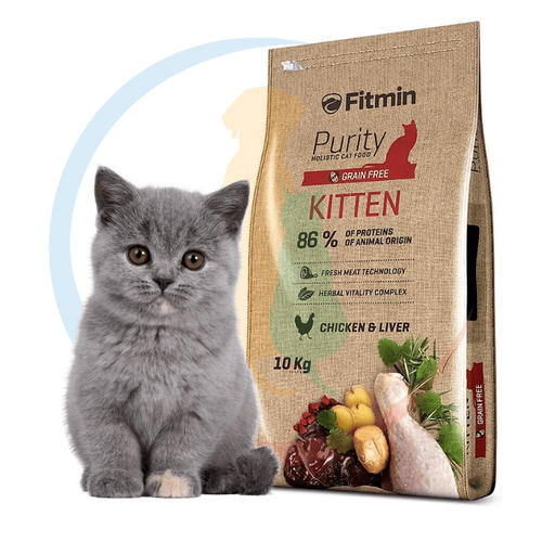 Fitmin Purity Grain Free Kitten Cat Chicken&Liver 10kg