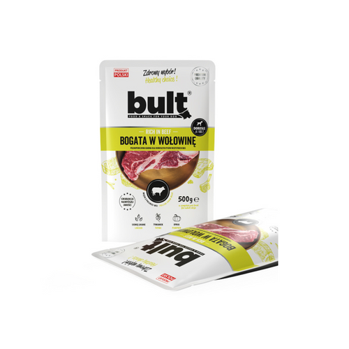 Bult Mokra Karma dla Psa Bogata w Wołowinę 500g
