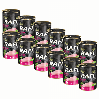Rafi Cat Pasztet dla Kotów Indyk 12 x 400g