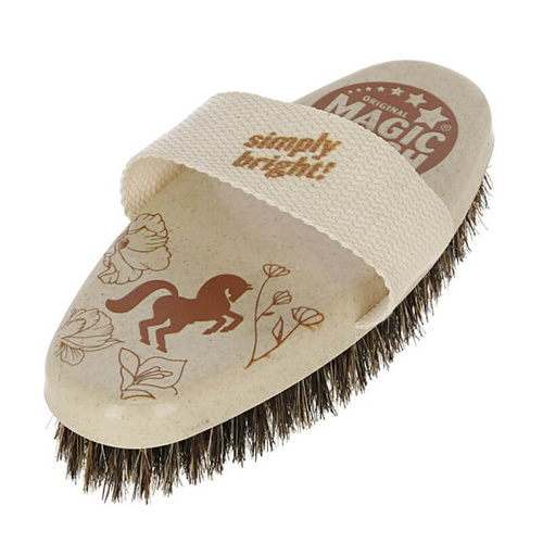 MagicBrush Szczotka z Naturalnym Włosiem dla Konia WaterLily