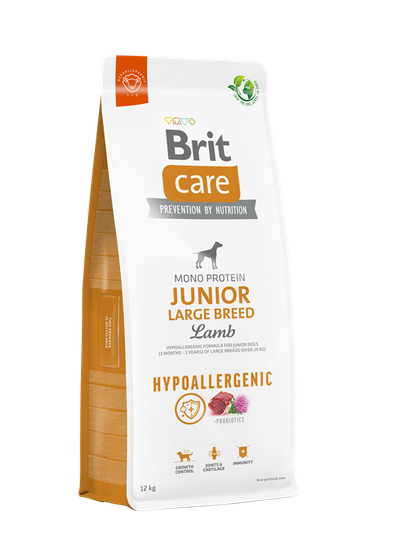 Brit Care Hypoallergenic Junior Large Breed Lamb 12kg
