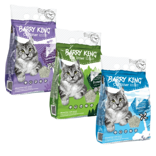 Barry King Żwirek Bentonit dla Kota 5L Naturalny