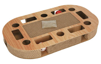 Kerbl Tekturowy Drapak Ovalo z Piłeczkami i Kocimiętką