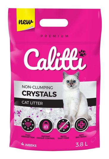Calitti Crystals Żwirek Silikonowy dla Kota 3,8L