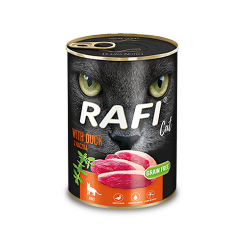 Rafi Cat Pasztet dla Kotów 400g Kaczka