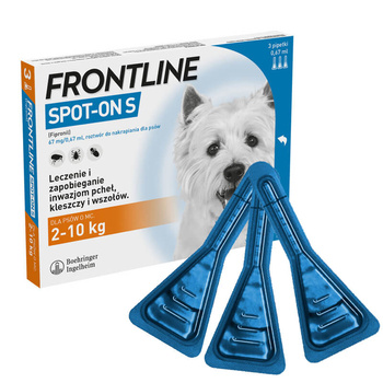 FRONTLINE Spot-On Dla Psów S 3x0,67