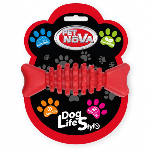 Pet Nova Kość Dentystyczna 12 cm Czerwona