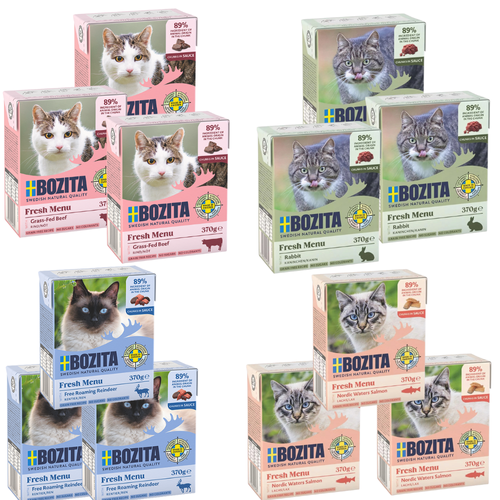 Bozita Mokra Karma dla Kotów w Sosie Mix 12x370g 