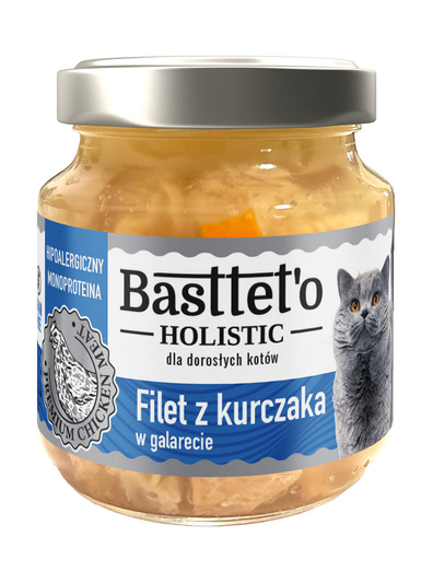 Basttet'o Holistic Mokra Karma dla Kota Kurczak w Galaretce