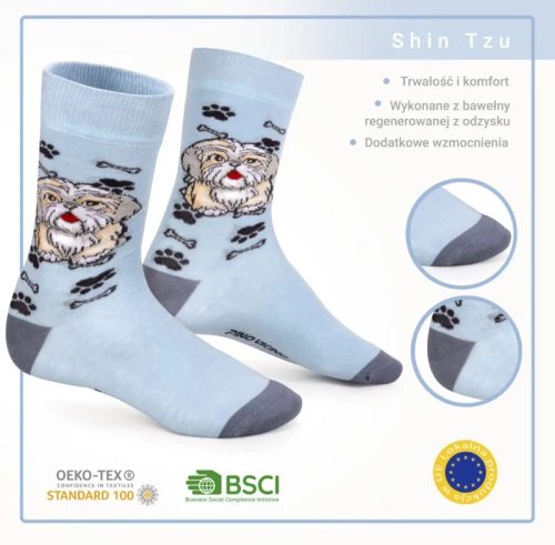 Skarpetki Shih Tzu Rozm. 41/46 Skarpety