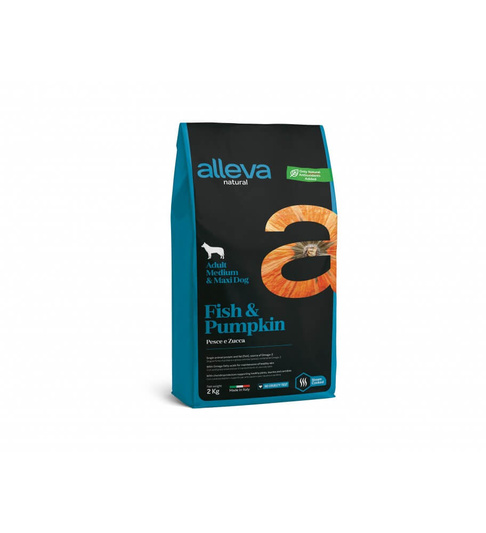 Alleva Natural Adult Medium/Maxi Fish & Pumpkin 2kg