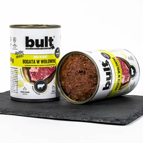 Bult Mokra Karma dla Psa Bogata w Wołowinę 400g