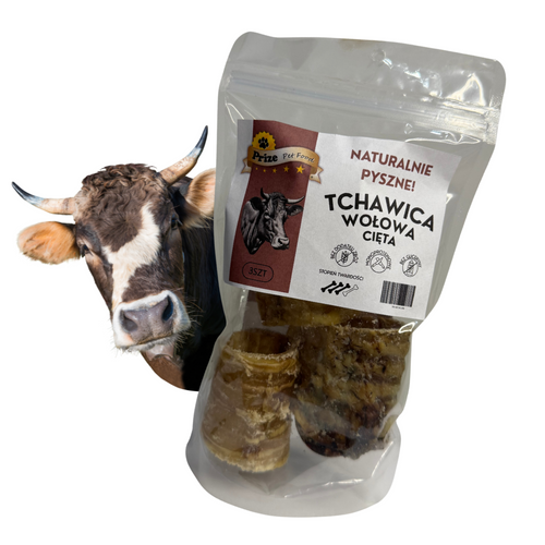 Tchawica Wołowa Cięta 3szt Prize Pet Food